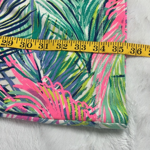 Lilly Pulitzer~ Vibrant Leaf Print 3/4 Sleeve Dress ~ Size Small - Picture 8 of 8